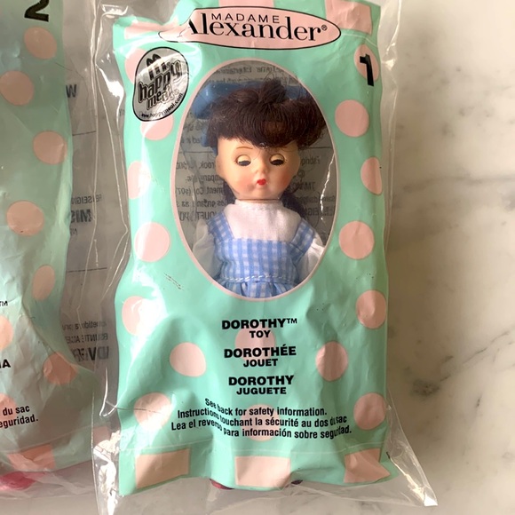 2007 Madame Alexander Wizard of Oz McDonalds HAPPY MEAL DOLLS Set - Picture 3 of 10